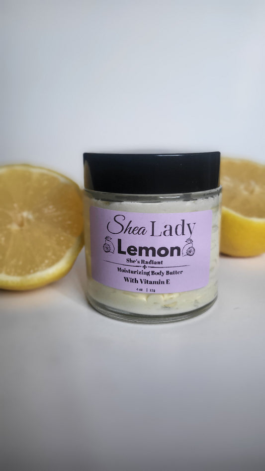 "She's Radiant" Moisturizing Lemon Scented Body Butter
