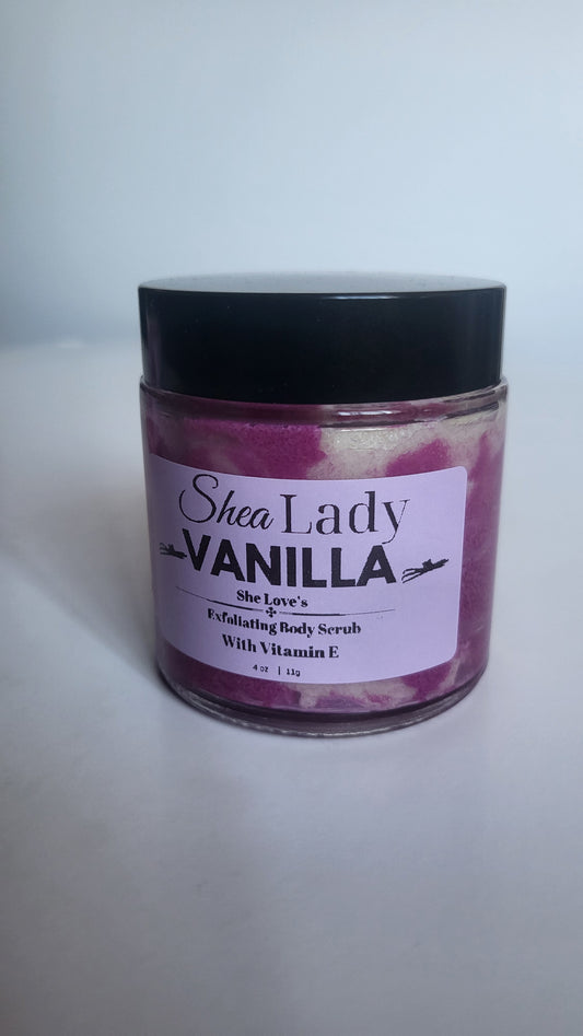 "She Love's" Exfoliating Vanilla Scented Body  Scrub
